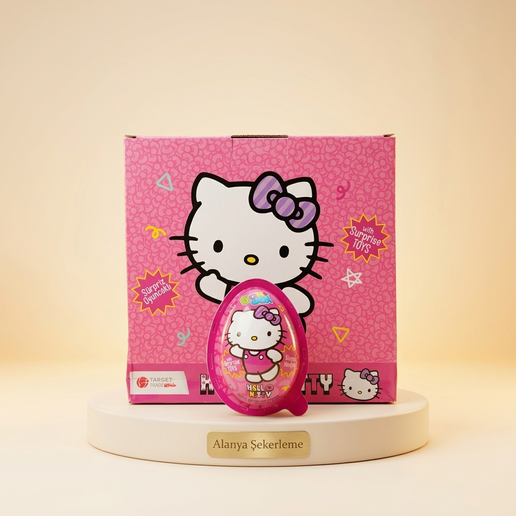 Boni Box Hello Kitty Pembe Oyuncaklı Yumurta