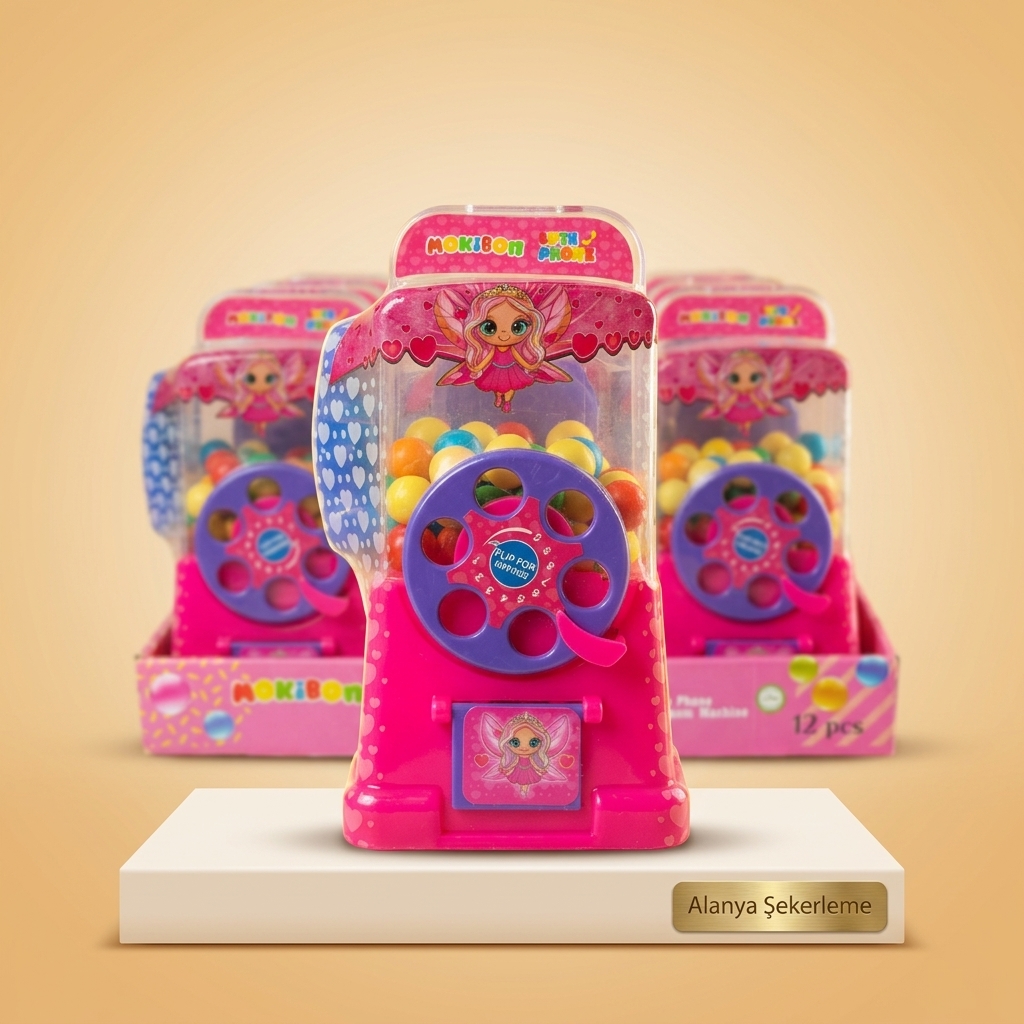 Mokibon Çevirmeli Telefon Sakız